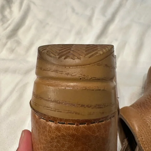 Dansko Brown Leather Mules - Picture 5 of 6